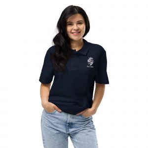 2024 Polo Embroidered White LFR Logo